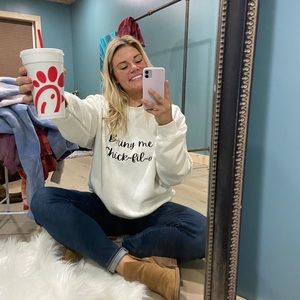 Bring me Chick Fil A custom sweatshirt